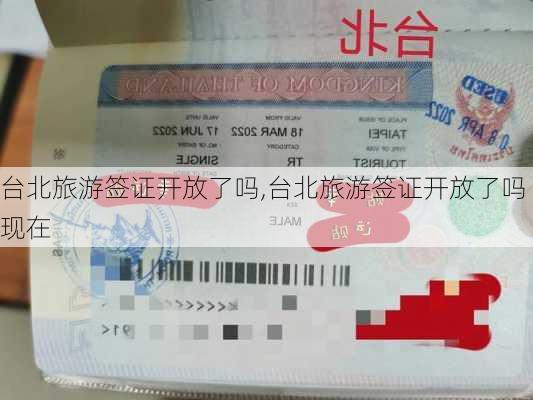 台北旅游签证开放了吗,台北旅游签证开放了吗现在