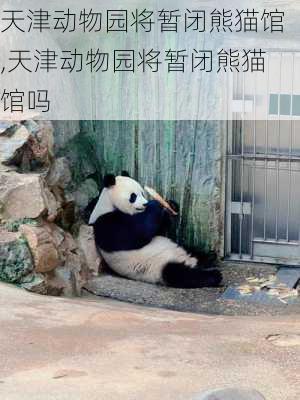 天津动物园将暂闭熊猫馆,天津动物园将暂闭熊猫馆吗